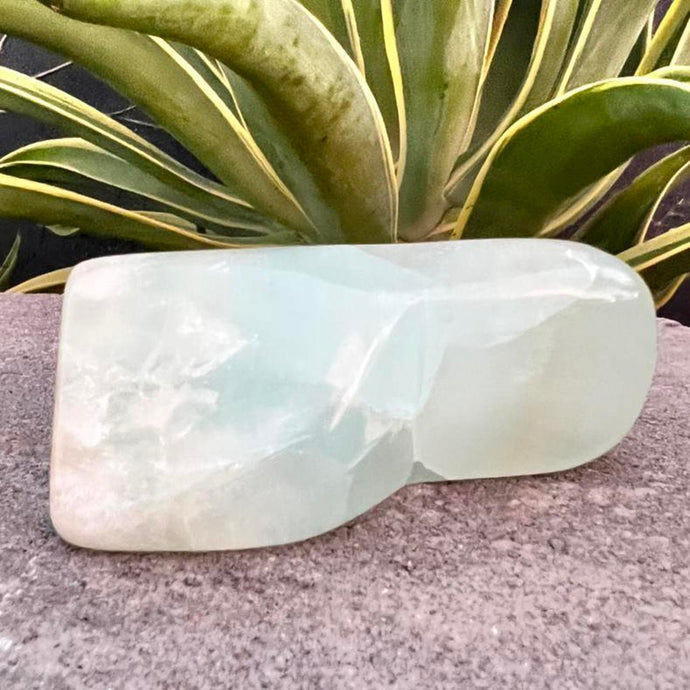 Pistachio Calcite Freeform Crystal Rock Green Crystal