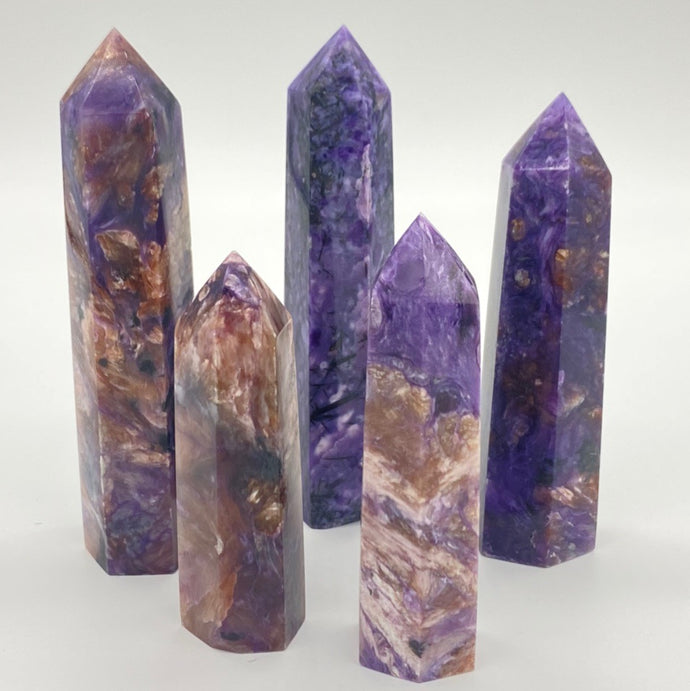 Charoite Crystal Tower Point Generator