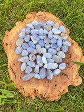 Load image into Gallery viewer, Blue Lace Agate Tumbled Stone
