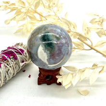 Load image into Gallery viewer, Ocean Jasper Crystal Ball Crystal Sphere Metaphysical, Crystals, Healing, Stone Sphere
