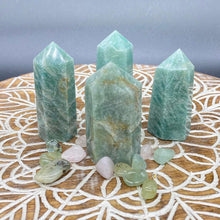 Load image into Gallery viewer, Amazonite Crystal Tower Point Generator
