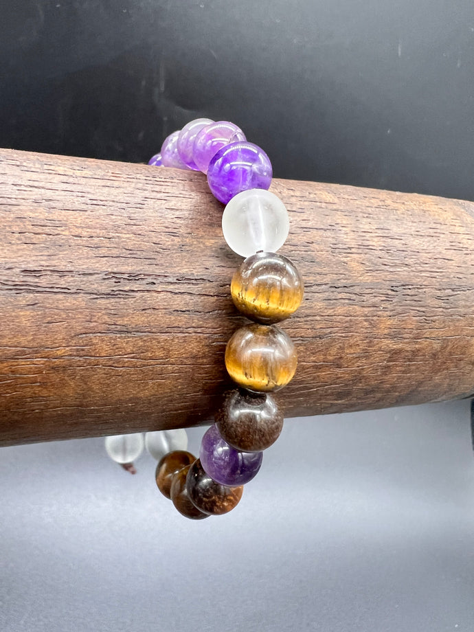 Crystal Bead Bracelet for Courage