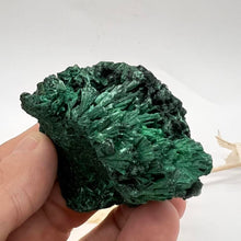 Load image into Gallery viewer, Malachite Crystal  velvet Raw Crystal Malachite
