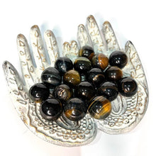 Load image into Gallery viewer, Tigers Eye Mini Crystal Sphere Crystal Ball
