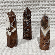 Load image into Gallery viewer, Wild Horse Magnesite Lapidary Crystal Tower Point Generator
