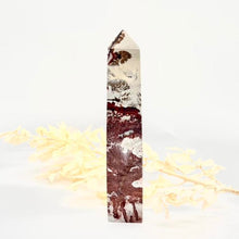 Load image into Gallery viewer, Dendritic Picture Jasper Tower Point Generator stone Crystal
