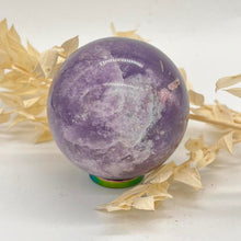 Load image into Gallery viewer, Lepidolite Crystal Sphere Crystal Ball Gift
