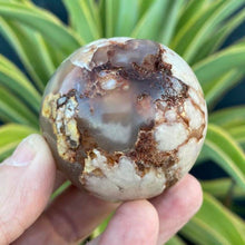 Load image into Gallery viewer, Flower Agate Crystal Sphere Crystal Ball Specimen Gift
