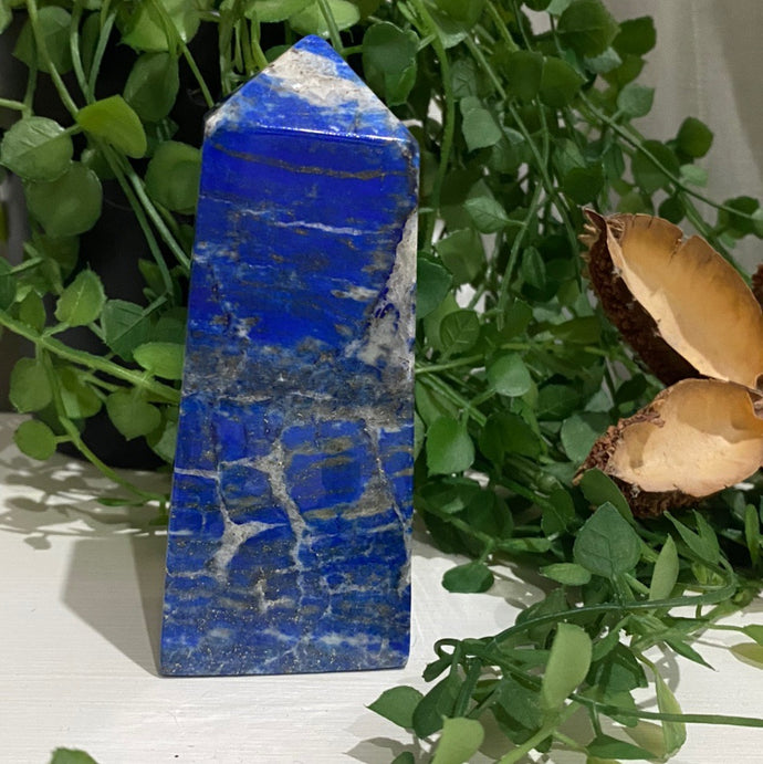 Lapis Lazuli Tower Point Crystal