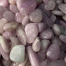 Load image into Gallery viewer, Kunzite Tumbled / Tumble Stone / Tumbles 10 small stones
