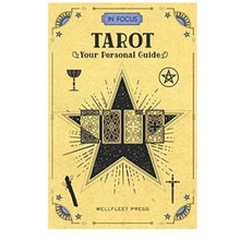 Load image into Gallery viewer, In Focus   Tarot  Your Personal Guide  Includes An 18 x 24 Inch Wall Chart   By Steven Bright Hardback Book
