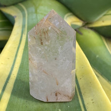 Load image into Gallery viewer, Gold Rutilated / Rutile / Angel Hair Quartz Tower
