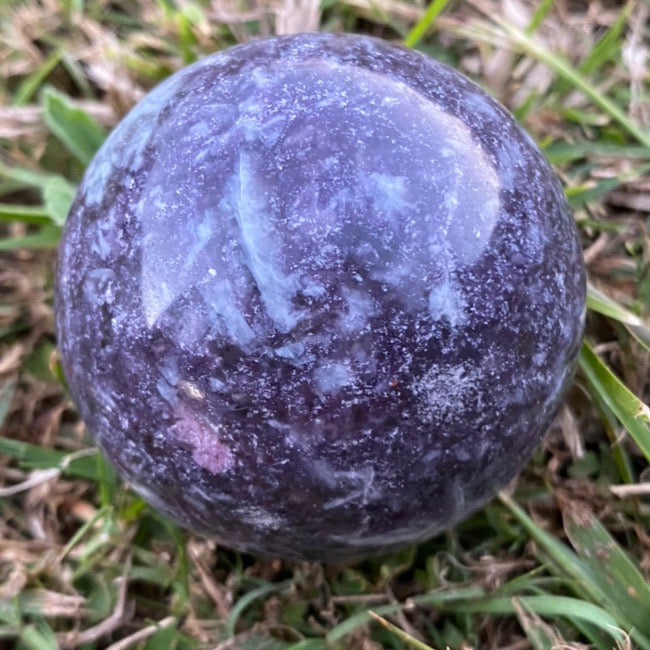 Lepidolite Crystal Sphere Crystal Ball Specimen Gift