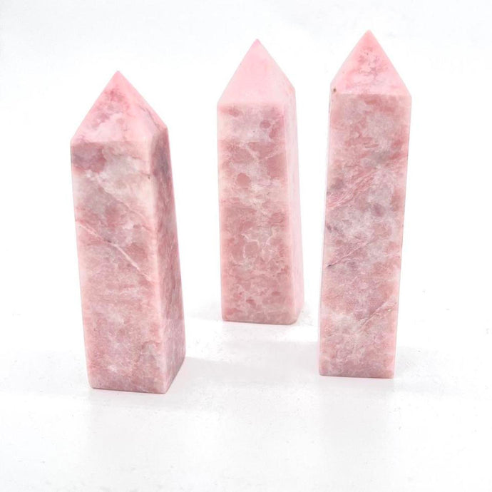 Pink Opal Crystal Tower Point Generator Obelisk