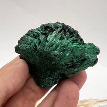 Load image into Gallery viewer, Malachite Crystal  velvet Raw Crystal Malachite
