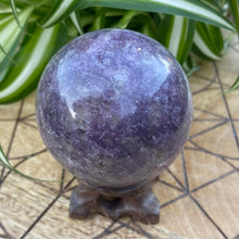 Load image into Gallery viewer, Lepidolite Crystal Sphere Crystal Ball Specimen Gift
