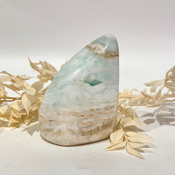 Caribbean Calcite Crystal Freeform Crystal Rock Blue Crystal