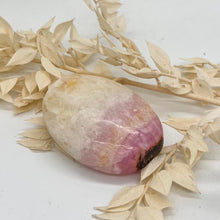 Load image into Gallery viewer, Pink Aragonite Crystal Palm Stone
