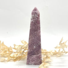 Load image into Gallery viewer, Lepidolite Crystal Tower Generator Point Gift for Her
