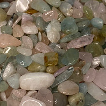 Load image into Gallery viewer, Morganite Tumbled / Tumble Stone / Tumbles / 10 small tumbled stones
