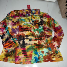 Load image into Gallery viewer, Nepalese Handmade  Multi-Colour Cotton Hoodie Cardigan size XX Large
