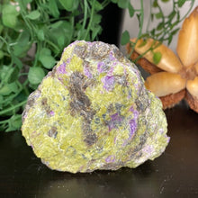 Load image into Gallery viewer, Stitchite and Serpentine Crystal Raw Stone  Raw Crystal Rock
