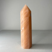 Load image into Gallery viewer, Peach Aventurine Crystal Tower Point Generator
