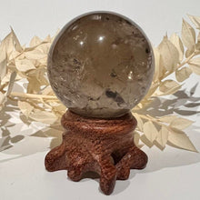 Load image into Gallery viewer, Smokey Quartz Crystal Sphere Crystal Ball Specimen Gift
