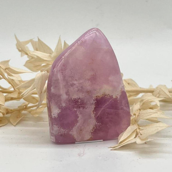 Pink Aragonite Crystal freeform Free Standing Pink