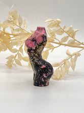 Load image into Gallery viewer, Rhodonite Goddess Crystal, Lady Body, Gift for Her
