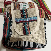 Load image into Gallery viewer, Himalayan Hemp THC Free Boho Tapestry Lined Messenger Bag
