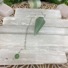 Load image into Gallery viewer, Green Aventurine Crystal Pendulum Crystal  Gift
