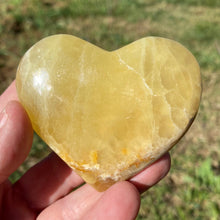 Load image into Gallery viewer, Lemon Calcite Heart Crystal Gift for Her
