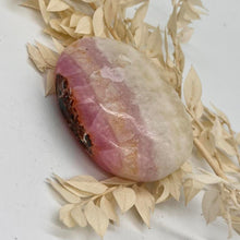 Load image into Gallery viewer, Pink Aragonite Crystal Palm Stone
