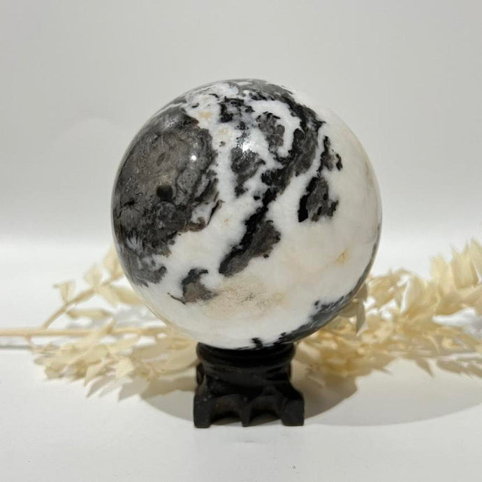 Zebra Jasper Crystal Sphere Crystal Ball Specimen Gift