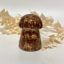 Load image into Gallery viewer, Chocolate Calcite Mushroom Crystal Carving
