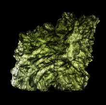 Load image into Gallery viewer, Moldavite Genuine A Grade 1.77g Raw  Crystal Specimen with Certificate of Authenticity
