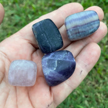 Load image into Gallery viewer, Fluorite Tumbled / Tumble Stone / Tumbles
