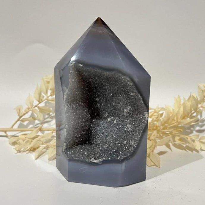 Druzy Agate Crystal Tower Point Generator