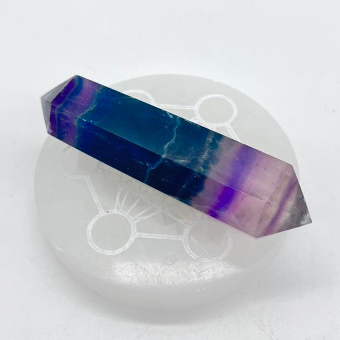 Fluorite Crystal Double Terminated Point