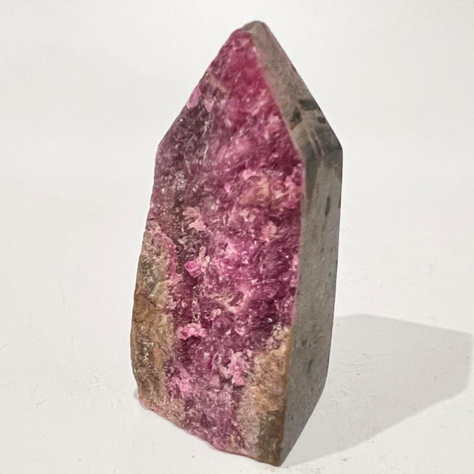 Pink Cobalt Calcite Crystal Tower Point Generator