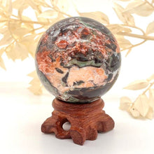 Load image into Gallery viewer, Money Agate Crystal Sphere Agate Crystal Ball
