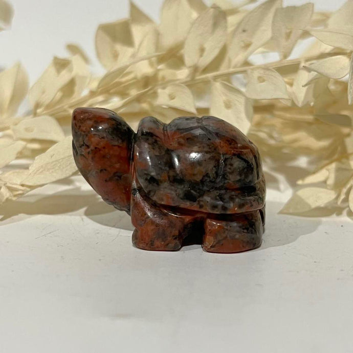 Dragons Blood Tortoise / Turtle Crystal Carving