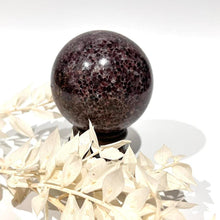 Load image into Gallery viewer, Red Garnet Crystal Sphere Metaphysical, Crystals, Healing, Stone Sphere
