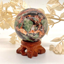 Load image into Gallery viewer, Money Agate Crystal Sphere Agate Crystal Ball
