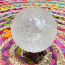 Load image into Gallery viewer, Clear Quartz Crystal Sphere Crystal Ball
