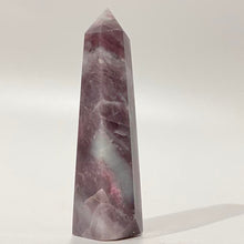 Load image into Gallery viewer, Plum Blossom Pink Tourmaline Crystal Tower Point Generator
