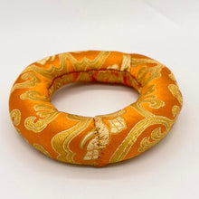 Load image into Gallery viewer, Hand Made Fabric Donut 12cm  Singing Bowl Sound Healing Nepalese
