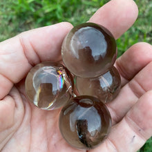 Load image into Gallery viewer, Smokey Quartz Crystal Sphere Crystal Ball Specimen Gift
