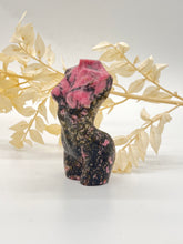 Load image into Gallery viewer, Rhodonite Goddess Crystal, Lady Body, Gift for Her
